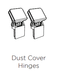 Dust Cover Hinges